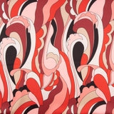 Satén Spandex Ondas Coral - Ribes y Casals