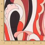 Satén Spandex Ondas Coral - Ribes y Casals