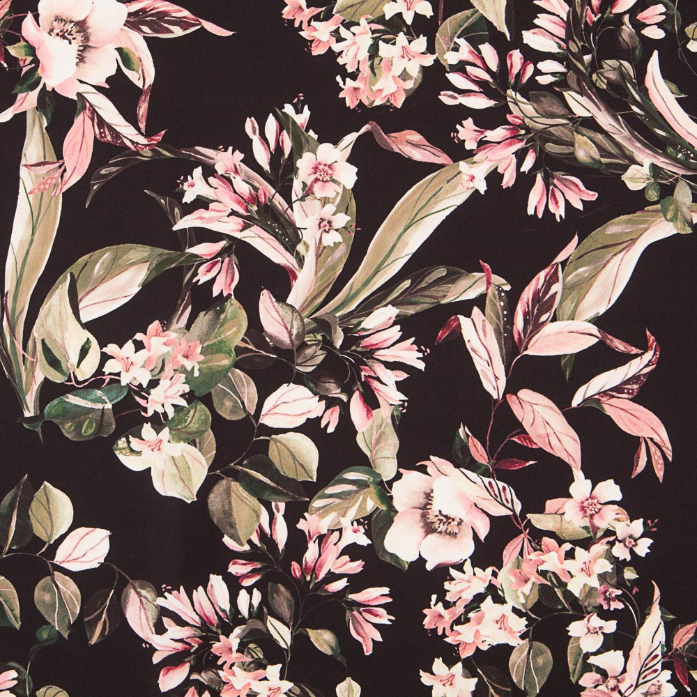 Satén Tropical Negra - Ribes y Casals