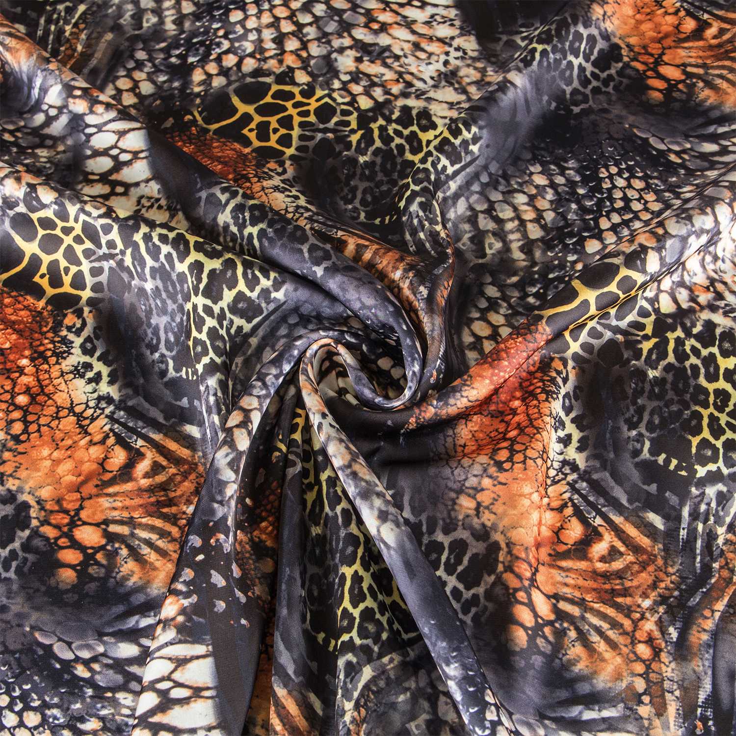 Satén Animal Print Cobre - Ribes y Casals
