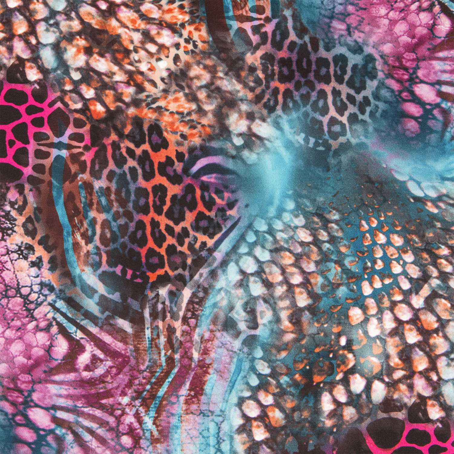 Satén Animal Print Lila - Ribes y Casals