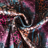 Satén Animal Print Lila - Ribes y Casals