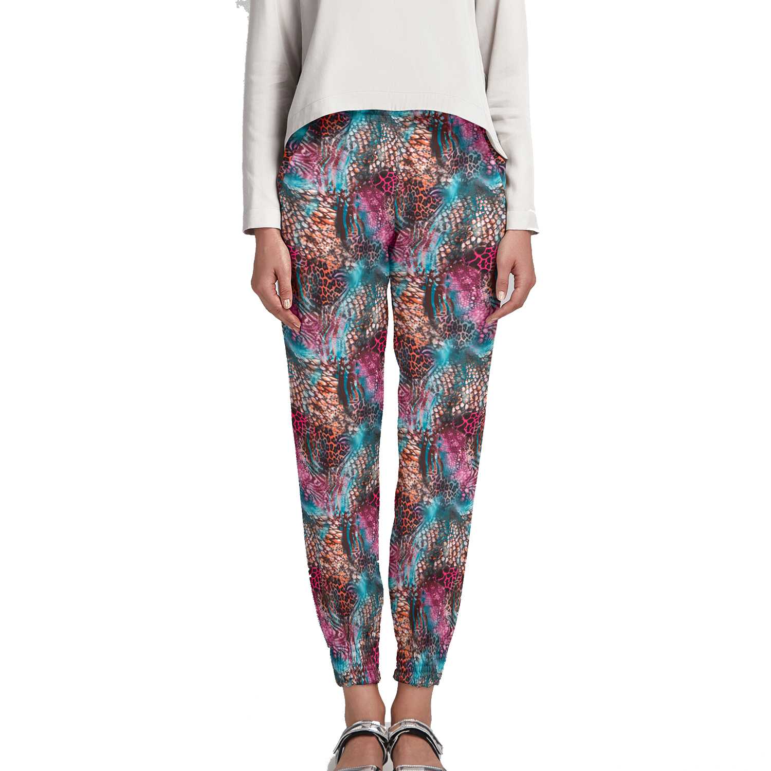 Satén Animal Print Lila - Ribes y Casals