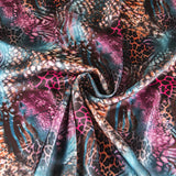 Satén Animal Print Lila - Ribes y Casals