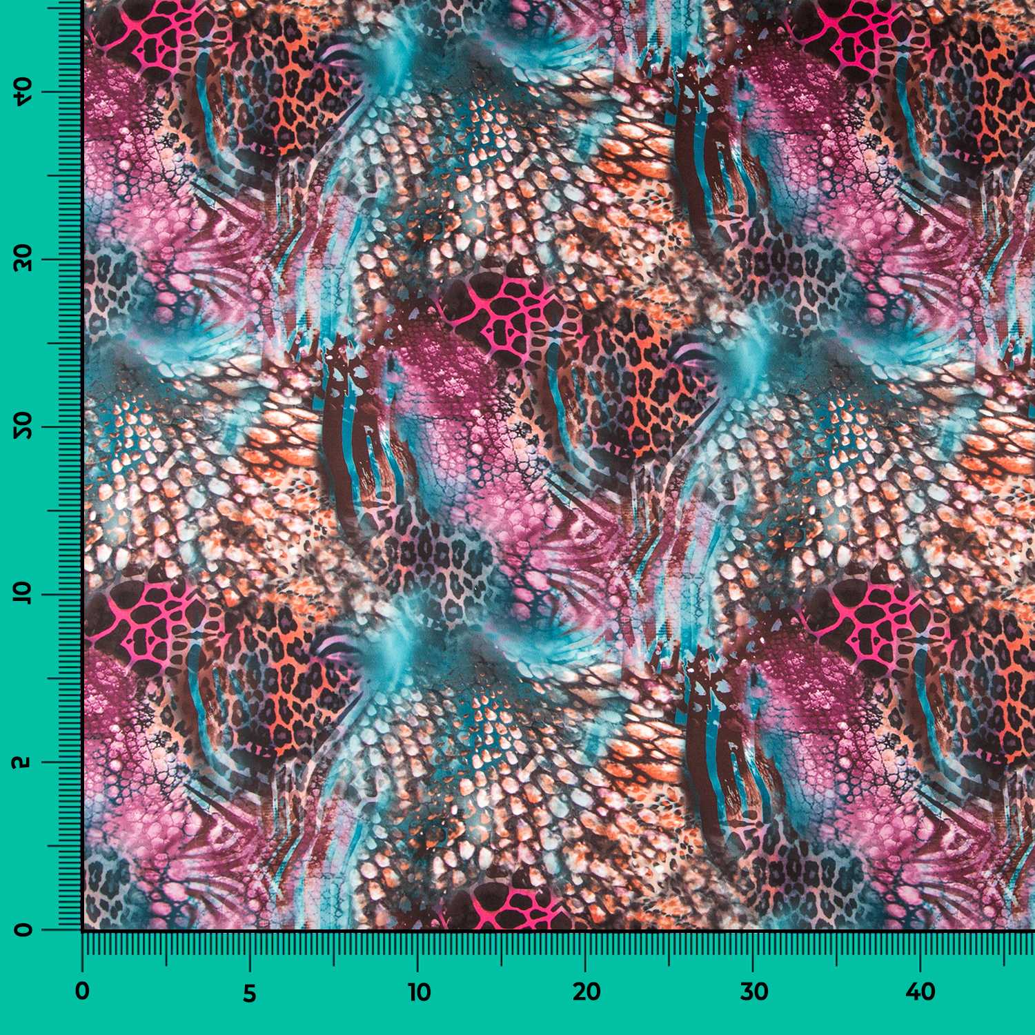 Satén Animal Print Lila - Ribes y Casals