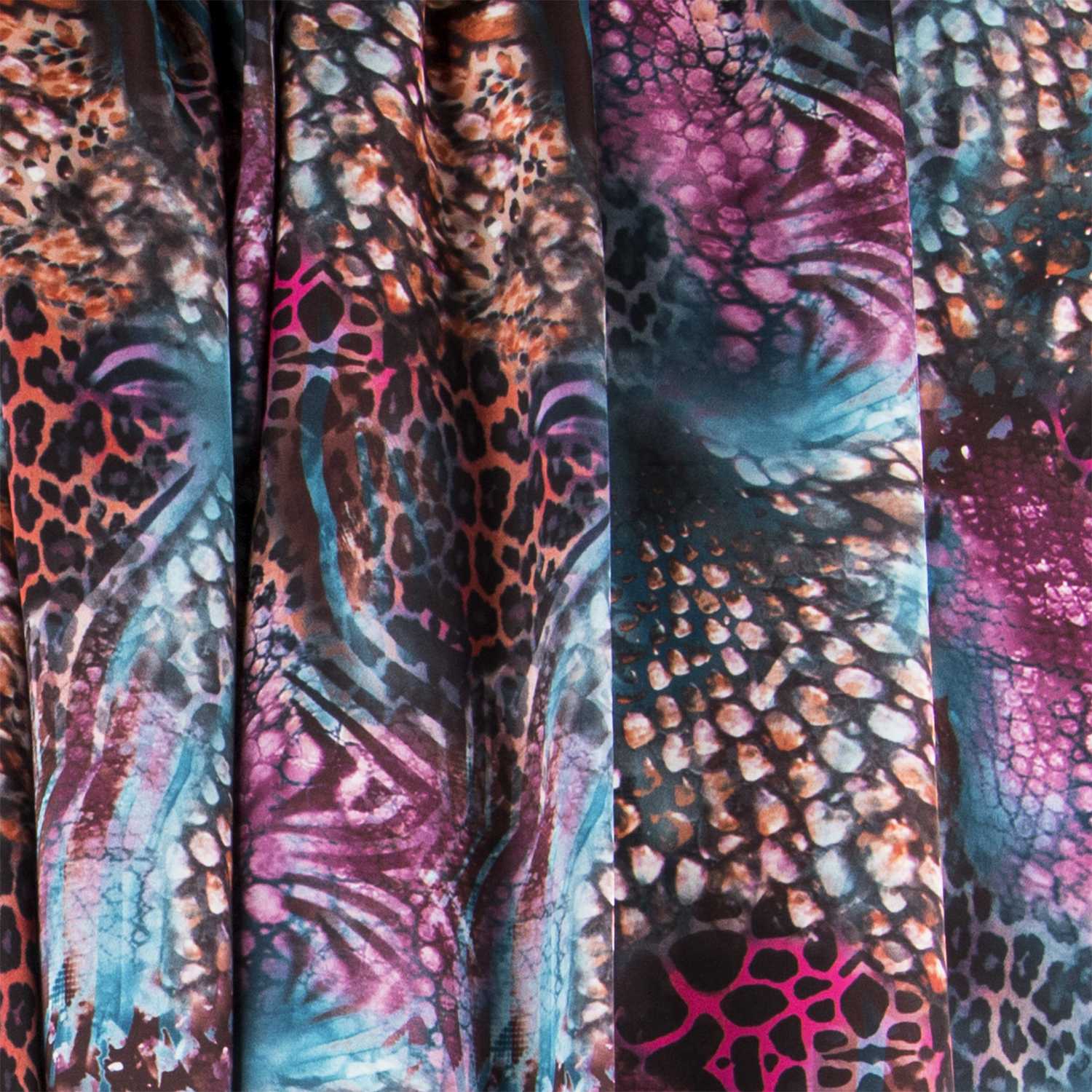 Satén Animal Print Lila - Ribes y Casals