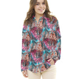 Satén Animal Print Lila - Ribes y Casals