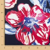 Satén Estampado Botanic Negro - Ribes y Casals
