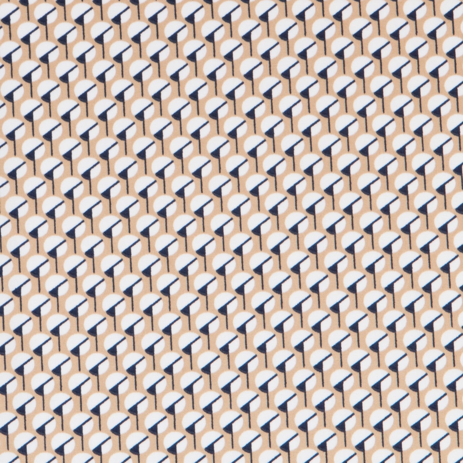 Satén Estampado Royal Beige - Ribes y Casals