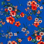 Satén Floral Asia Azul - Ribes y Casals