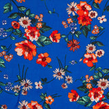 Satén Floral Asia Azul - Ribes y Casals