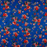 Satén Floral Asia Azul - Ribes y Casals