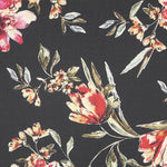 Satén Floral Negra - Ribes y Casals