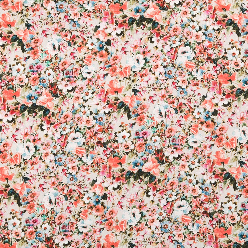 Satén Kimono Silvestre Multicolor - Ribes y Casals