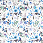 Satén Kimono Summer Azul - Ribes y Casals