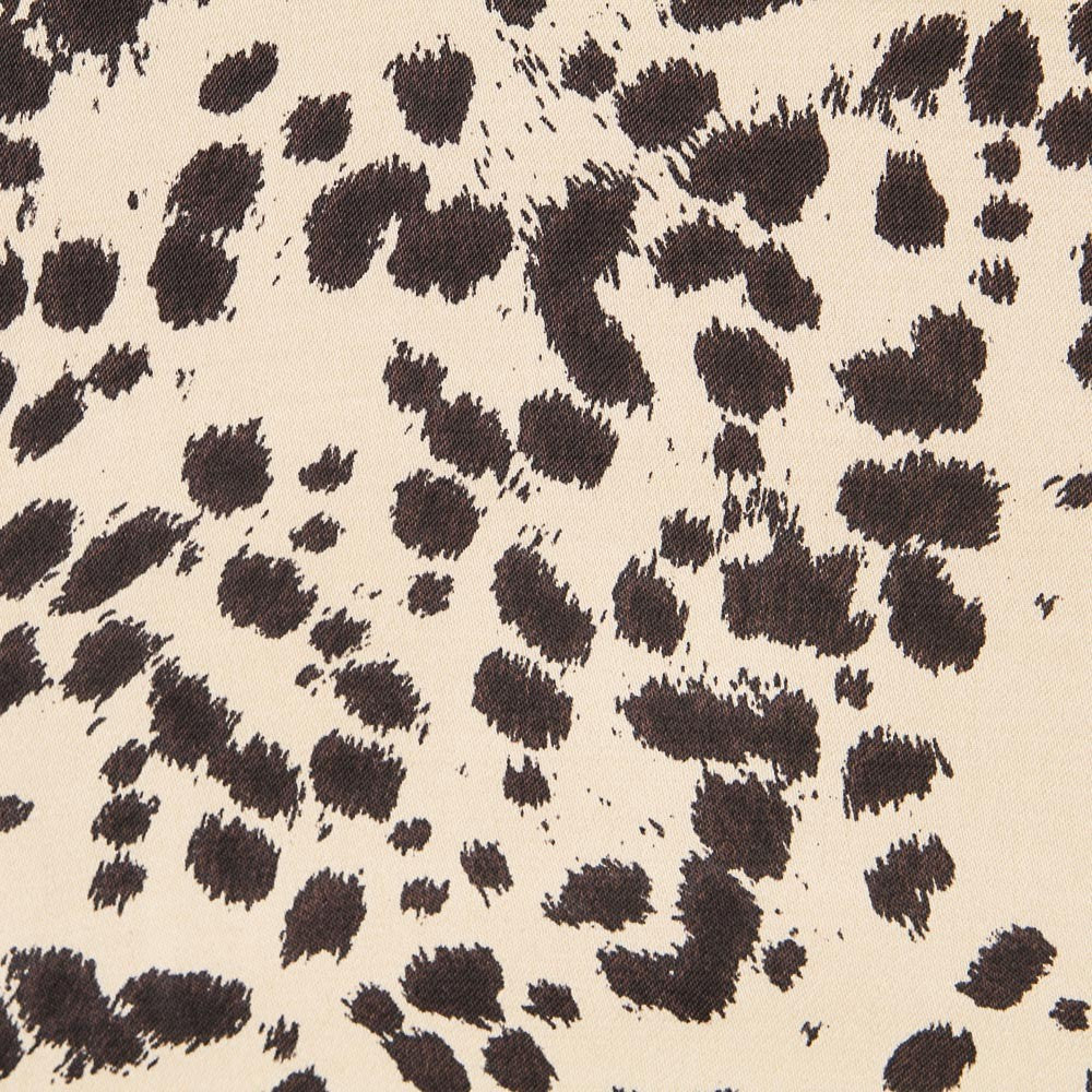 Satén Leopardo Crema - Ribes y Casals