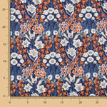 Satén Liberty London Bouquet Azul - Ribes y Casals