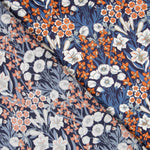 Satén Liberty London Bouquet Azul - Ribes y Casals