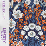 Satén Liberty London Bouquet Azul - Ribes y Casals