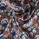 Satén Liberty London Bouquet Azul - Ribes y Casals