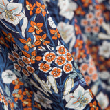 Satén Liberty London Bouquet Azul - Ribes y Casals