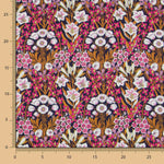 Satén Liberty London Bouquet Fucsia - Ribes y Casals