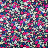 Satén Liberty London Pétalos Fucsia - Ribes y Casals
