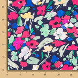 Satén Liberty London Pétalos Fucsia - Ribes y Casals