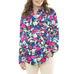 Satén Liberty London Pétalos Fucsia - Ribes y Casals