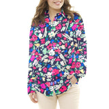 Satén Liberty London Pétalos Fucsia - Ribes y Casals
