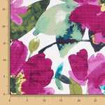 Satén Lúrex Floral Buganvilla - Ribes y Casals