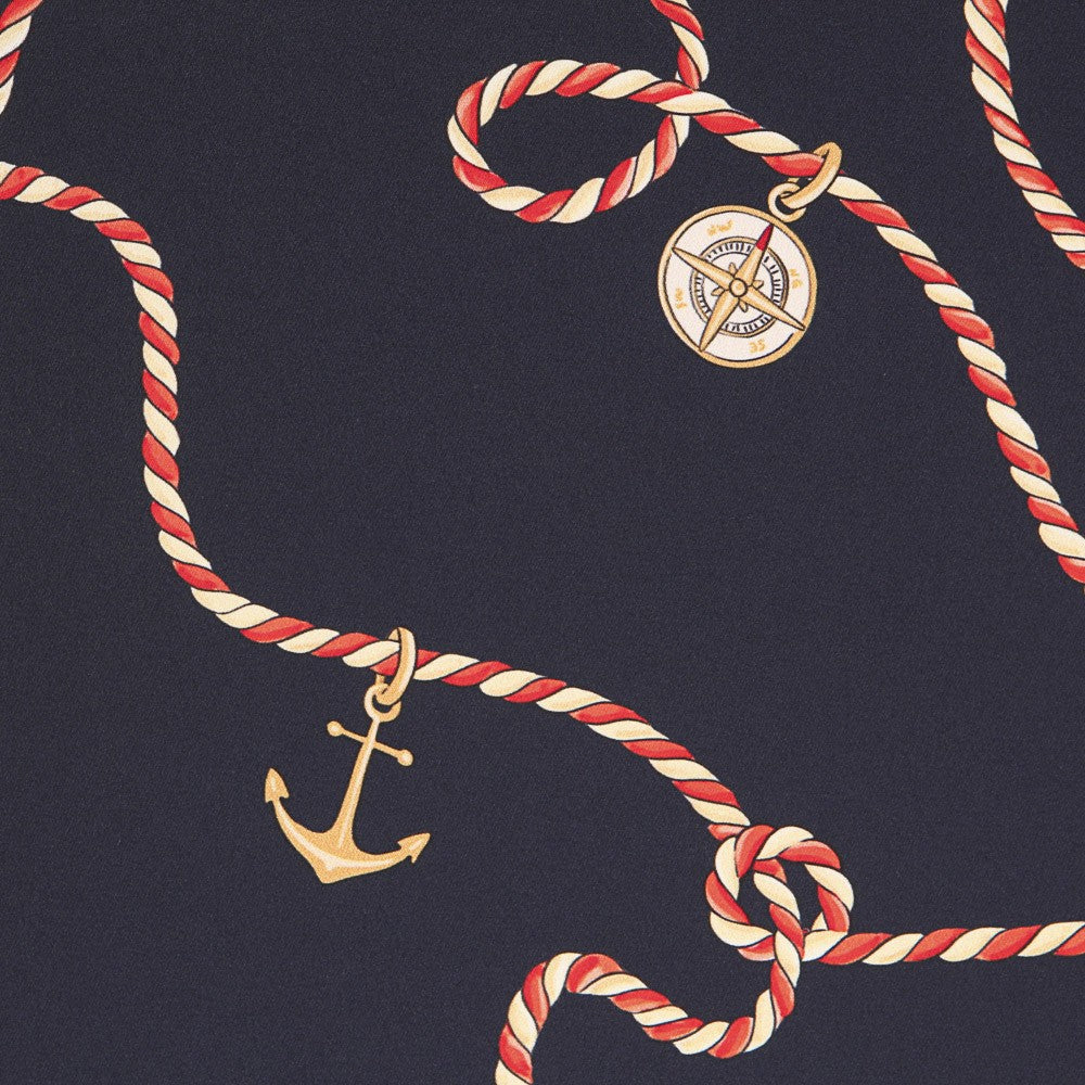 Satén Marine Azul Noche - Ribes y Casals