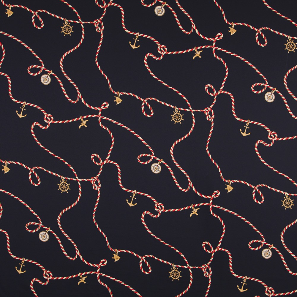 Satén Marine Azul Noche - Ribes y Casals