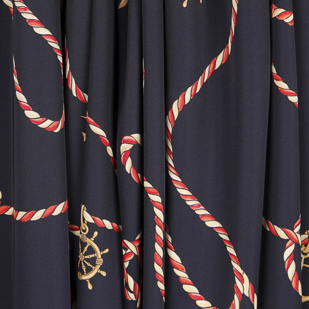 Satén Marine Azul Noche - Ribes y Casals