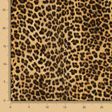 Satén Mate Leopardo Camel - Ribes y Casals