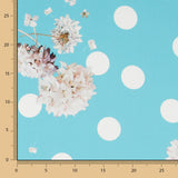 Satén Moda Biznaga Azul - Ribes y Casals