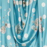 Satén Moda Biznaga Azul - Ribes y Casals