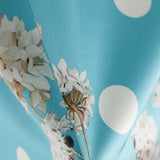 Satén Moda Biznaga Azul - Ribes y Casals