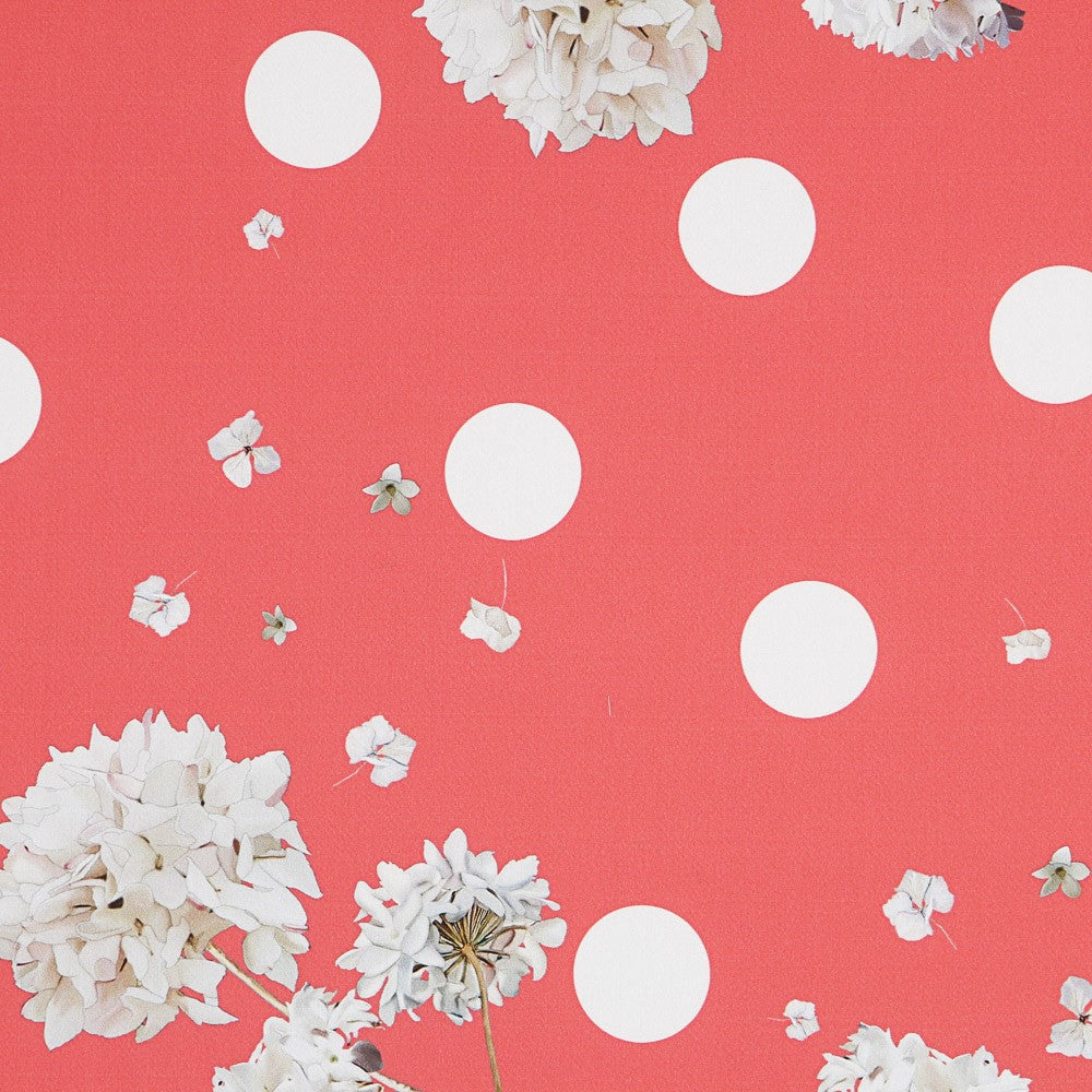 Satén Moda Biznaga Coral - Ribes y Casals