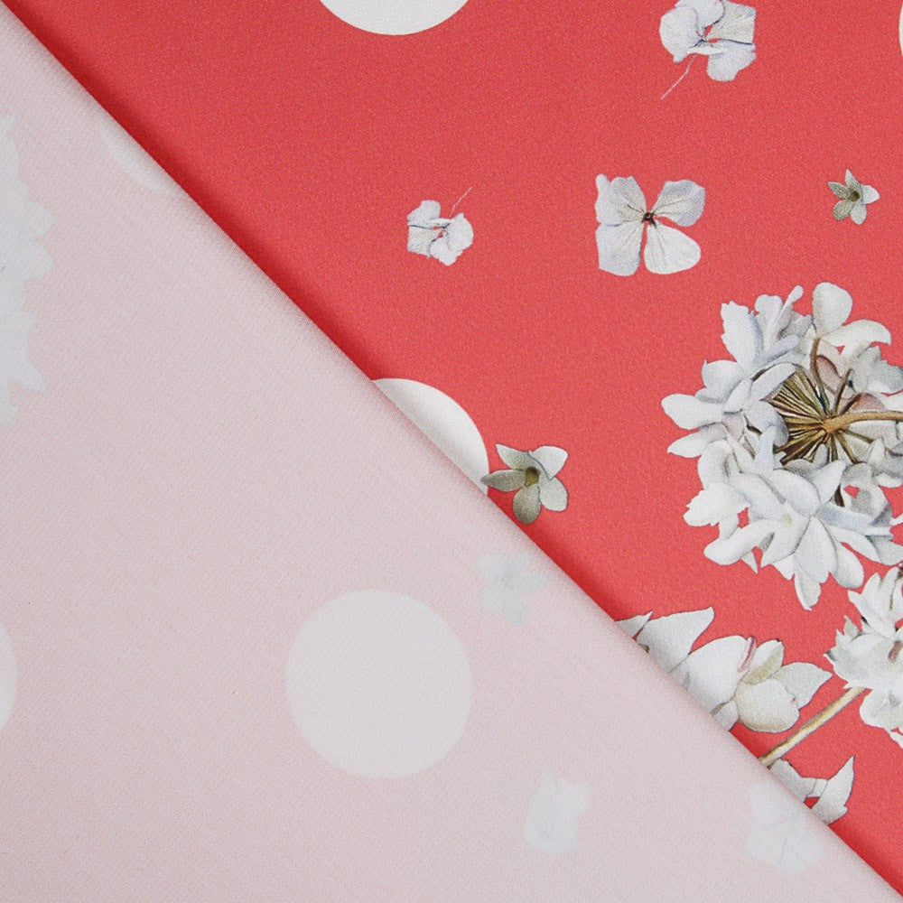 Satén Moda Biznaga Coral - Ribes y Casals