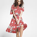 Satén Moda Biznaga Coral - Ribes y Casals