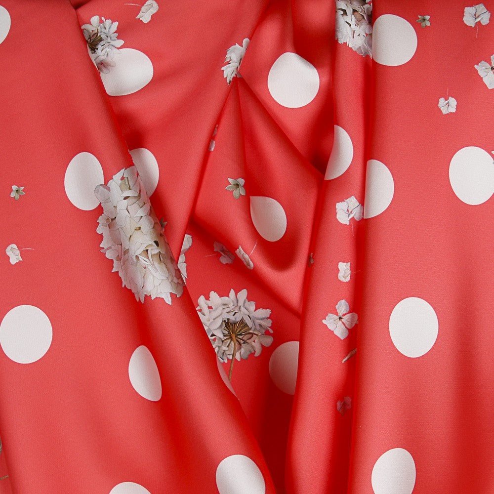 Satén Moda Biznaga Coral - Ribes y Casals