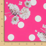 Satén Moda Biznaga Fucsia - Ribes y Casals