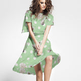 Satén Moda Biznaga Verde - Ribes y Casals