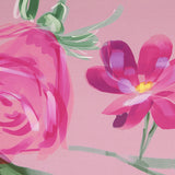 Satén Moda Floral Óleo Rosa - Ribes y Casals