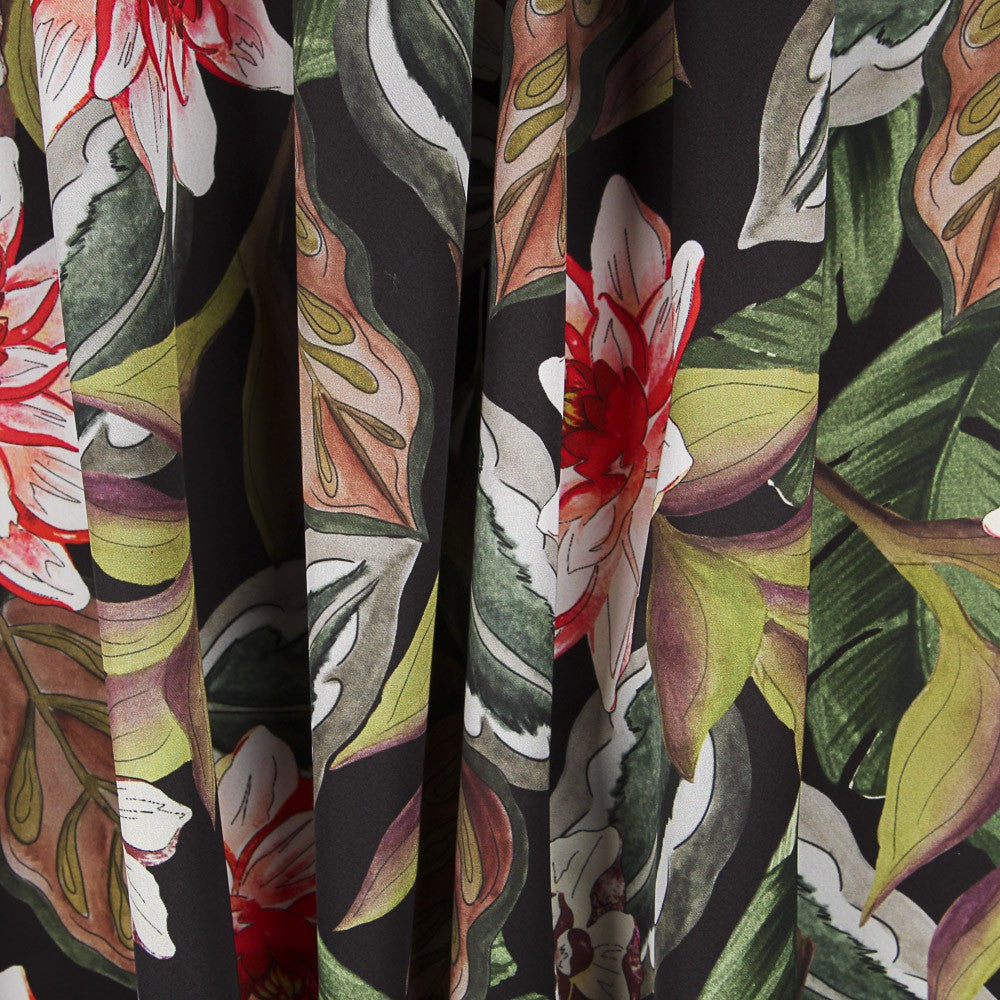 Satén Moda Nenúfar Negra - Ribes y Casals