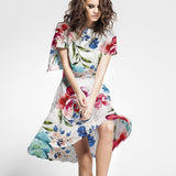 Satén Moda Ramilletes Cruda - Ribes y Casals