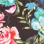 Satén Moda Ramilletes Negra - Ribes y Casals