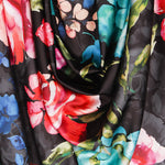 Satén Moda Ramilletes Negra - Ribes y Casals