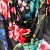 Satén Moda Ramilletes Negra - Ribes y Casals